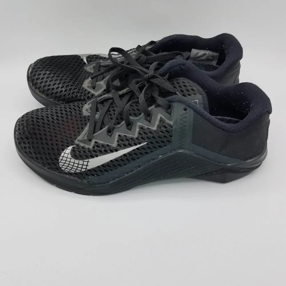 Nike Metcon 6 Triple Black Anthracite Men Training Sneakers Mens 8 CK9388-001